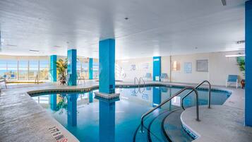 Indoor pool, a heated pool