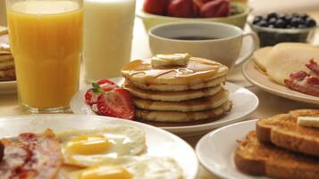 Daily continental breakfast (USD 5 per person)