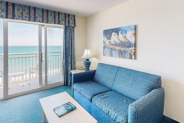 TV, DVD player, video library