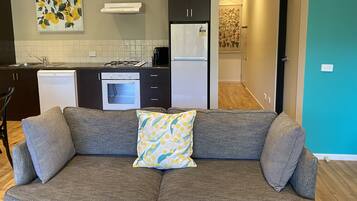 Smart TV, DVD player, books