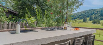 Family Friendly Kraševec Lodge, Bloke, Slovenia