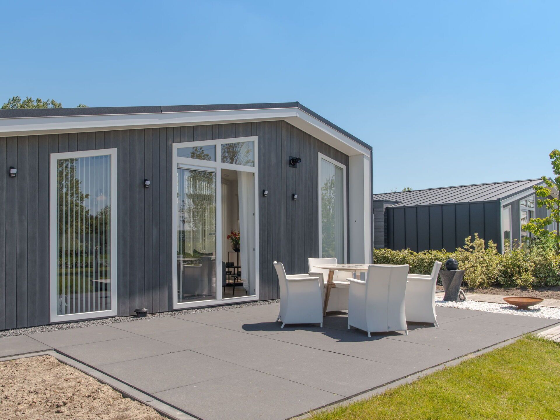 Sky, Building, Property, Plant, Door, Shade, House, Architecture, Land Lot, Interior Design