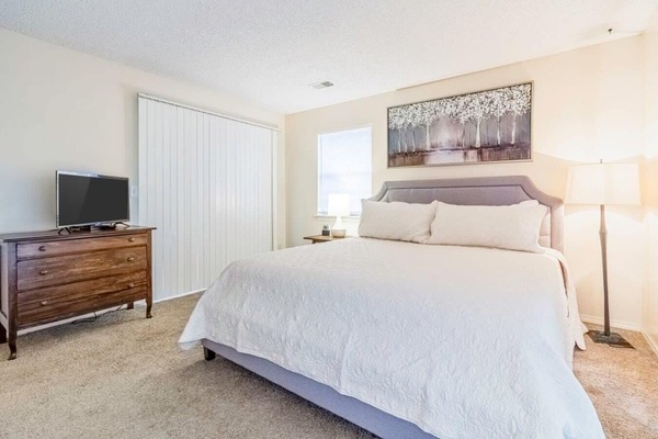 Master Bedroom has a smart TV.