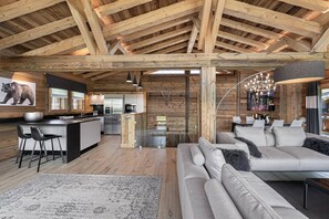 Fernseher, Kamin