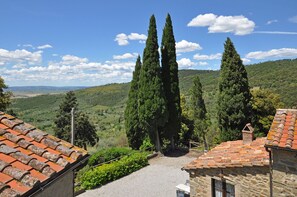 Blick von der Unterkunft