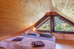 家庭木屋, 多間臥室, 山間 (Family Friendly Kraševec Lodge) | 1 間臥室、免費無線上網、床單