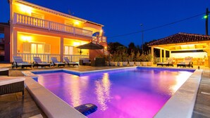 Family House, 6 Bedrooms, 2 Bathrooms (Family Friendly Pool House Ana near) | Pool | Seasonal outdoor pool - Family Friendly Pool House Ana Near Zadar (Bibinje)
