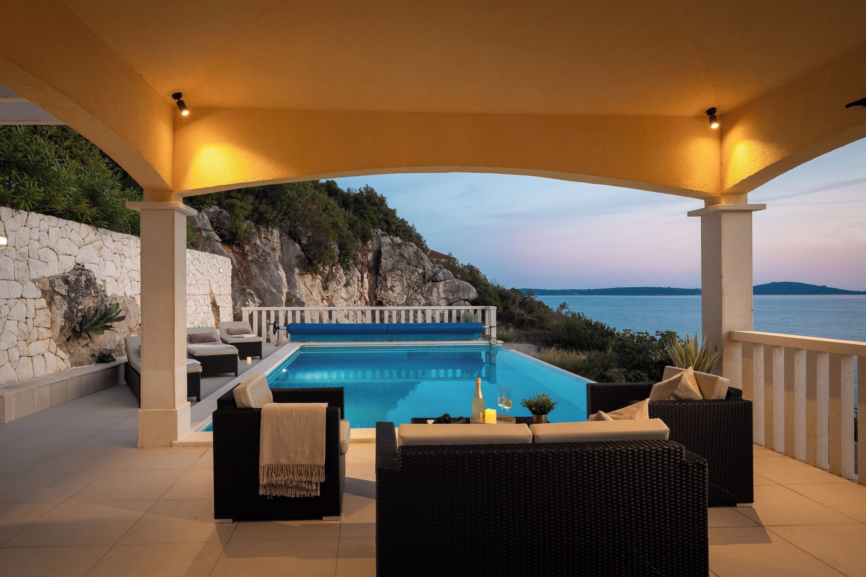 Family Villa, Multiple Bedrooms, 2 Bathrooms, Sea Facing (Breathtaking Panorama Villa Vese) | Pool