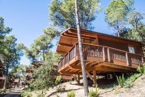 Premium Chalet, 3 Bedrooms | Terrace/patio - Camping Cala Llevado (Tossa de Mar)
