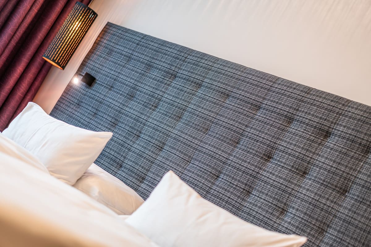 1 habitación y ropa de cama hipoalergénica