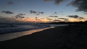 Vlak bij het strand