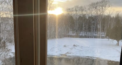 Riverfront mountain retreat