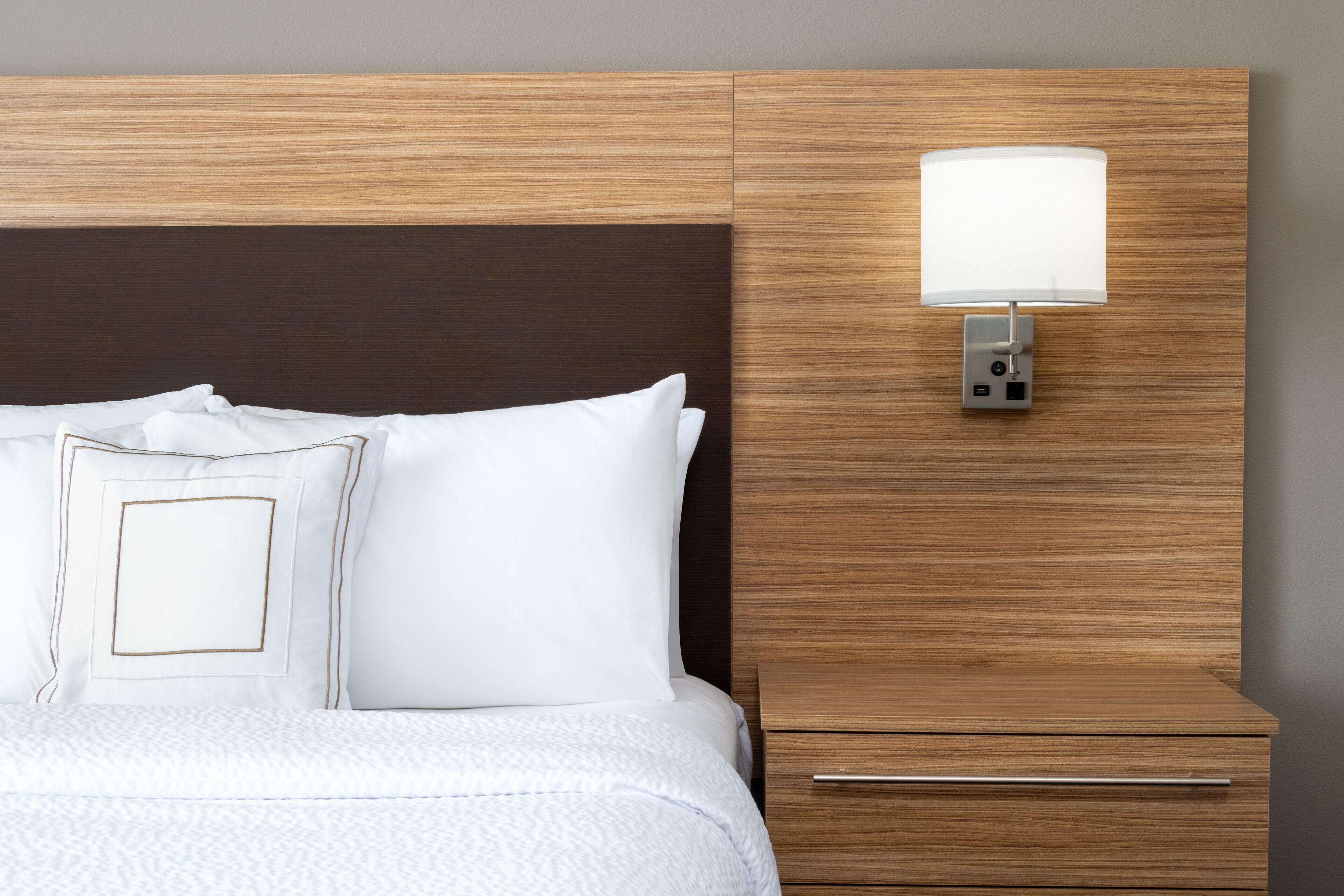 desk, laptop workspace, blackout curtains, iron/ironing board