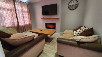 House | Living area | Fireplace