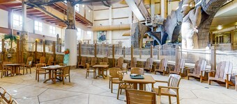 Side-by-side condos with in-room Jacuzzi, two fireplaces, & full kitchen