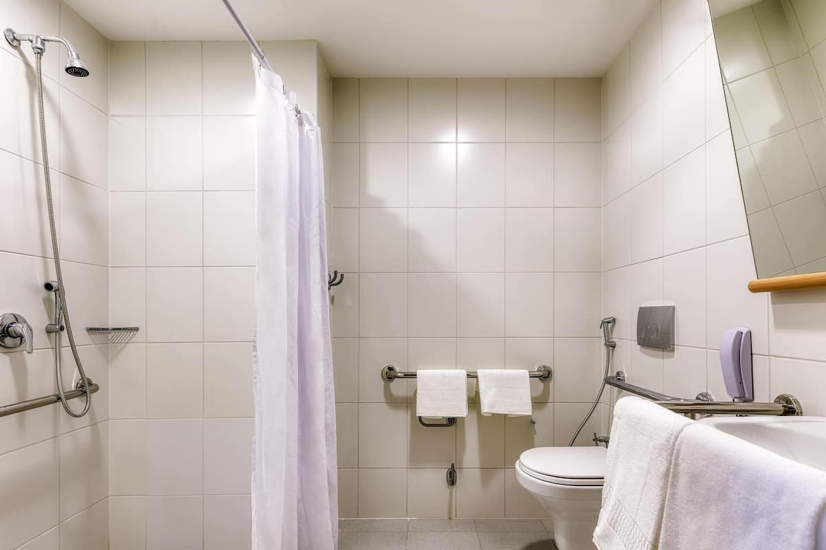 Standard Room, 1 Twin Bed, Accessible | 1 bedroom, desk, laptop workspace, blackout drapes