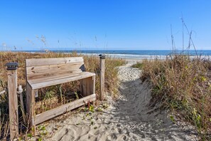On the beach