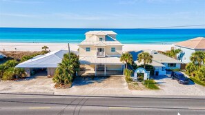 Exterior - CFLAT - Large, luxurious beachfront home located within walking distance to Pier Park (Panama City Beach)