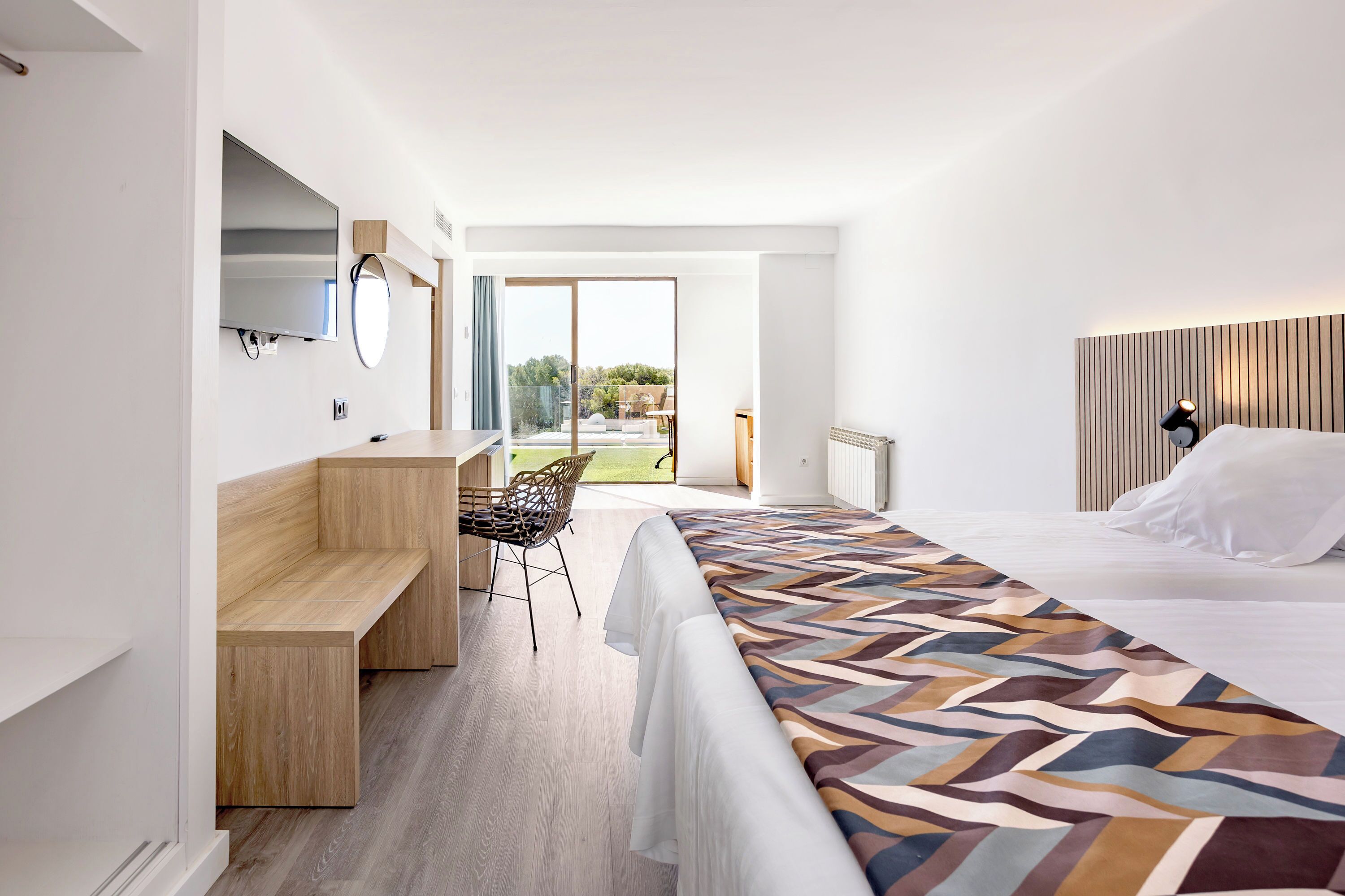 Superior Double Room, Pool View (Only Adults) | In-room safe, desk, laptop workspace, free WiFi