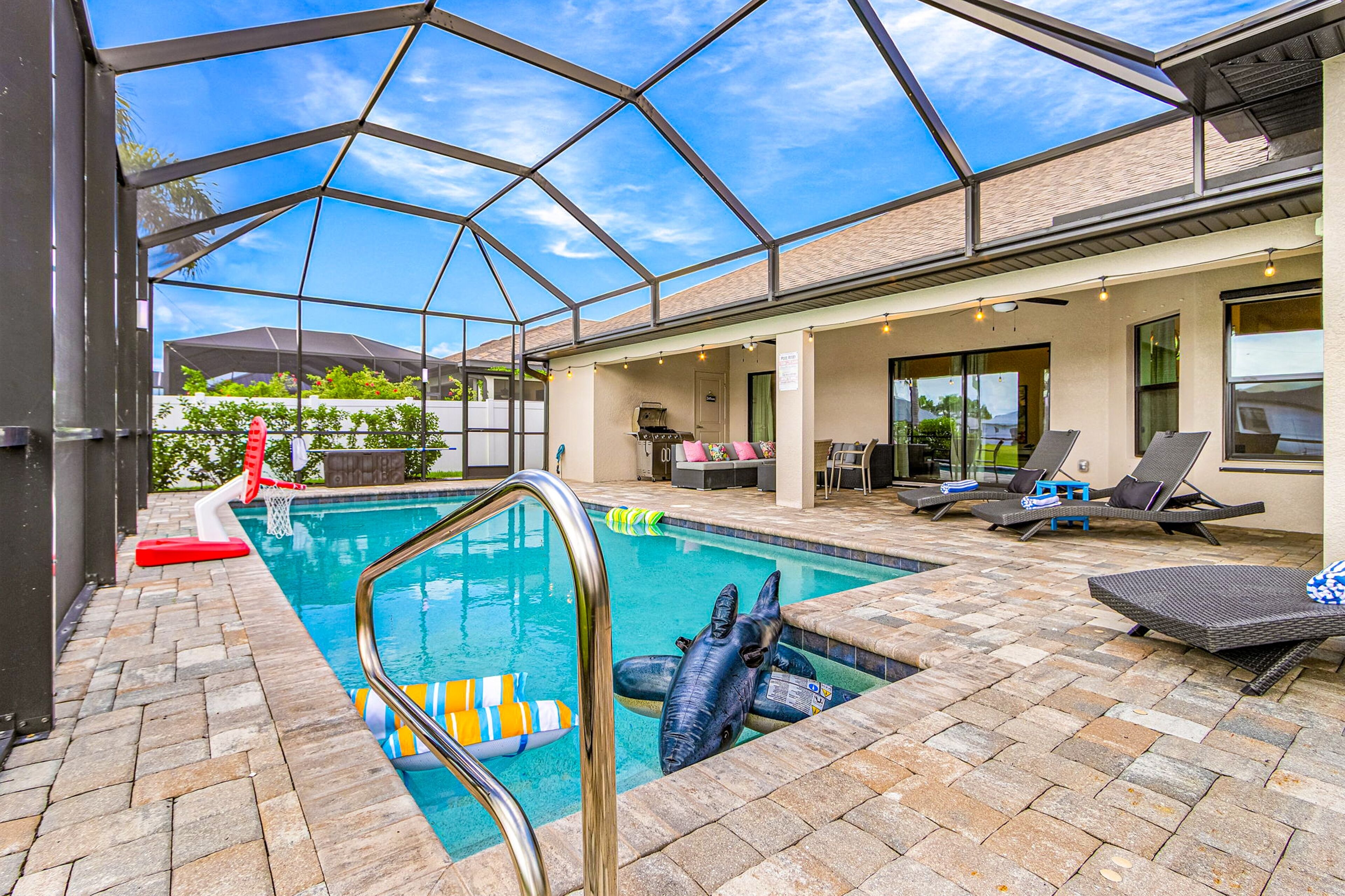 Una piscina climatizada