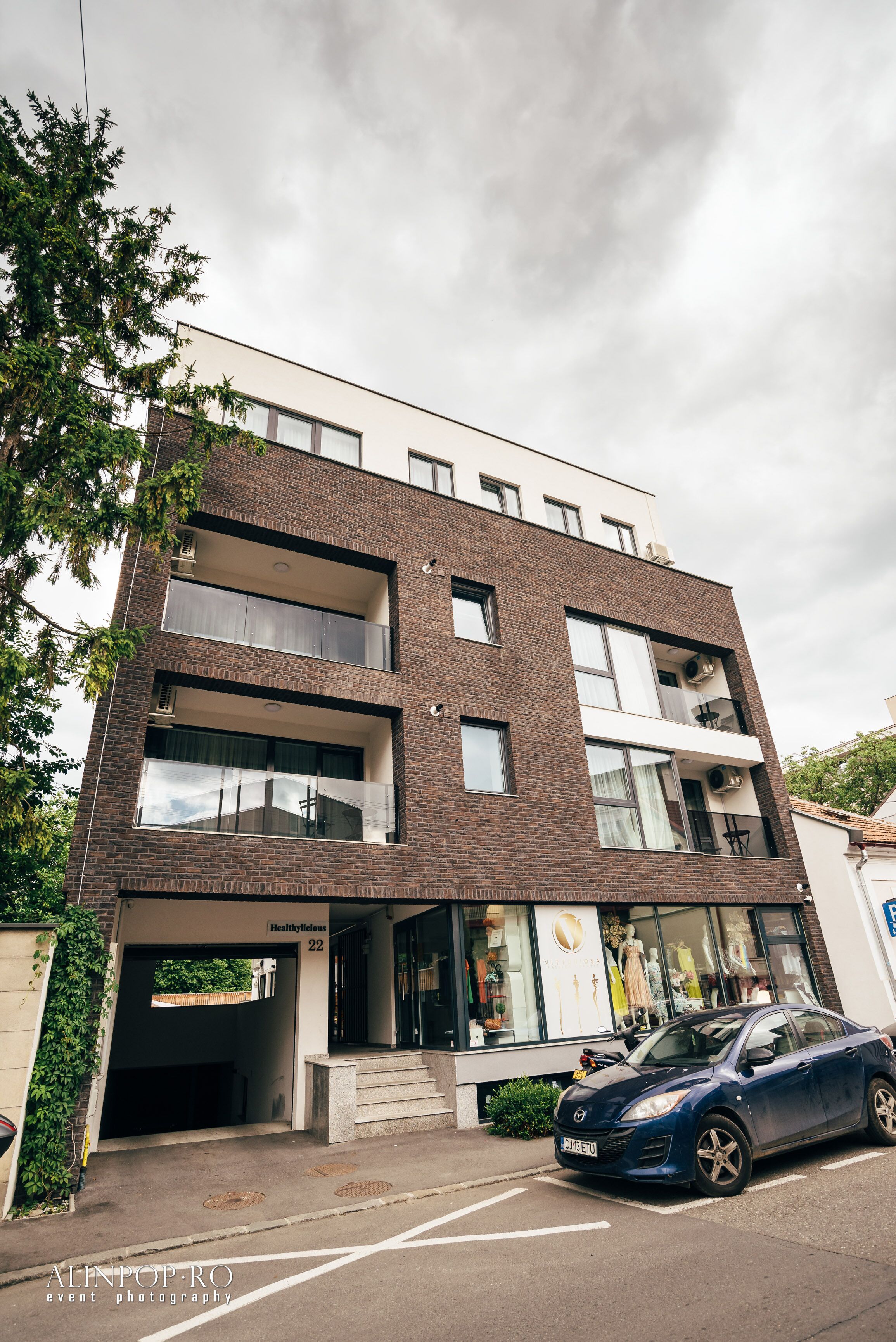 Voorkant van accommodatie