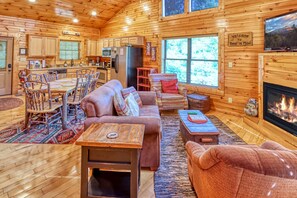 Smart TV, caminetto, videogiochi, libri