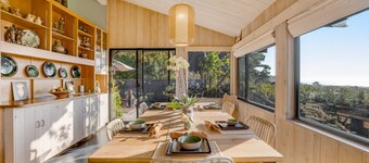 Gorgeous Esherick home with ocean views, hot tub, and trail to Black Point Beach