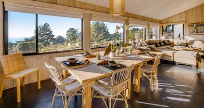 Gorgeous Esherick home with ocean views, hot tub, and trail to Black Point Beach