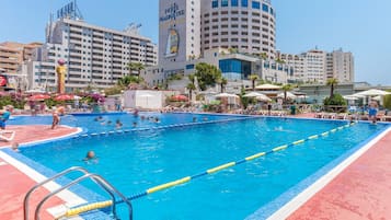 Indoor pool, outdoor pool