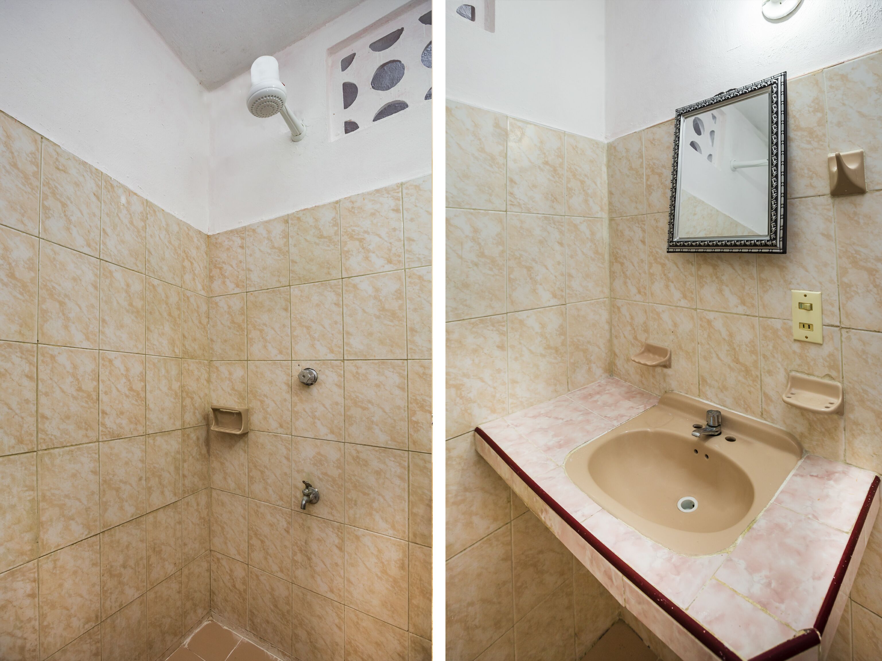 standard room, 1 double bed, refrigerator | bathroom | shower, free toiletries, towels, soap