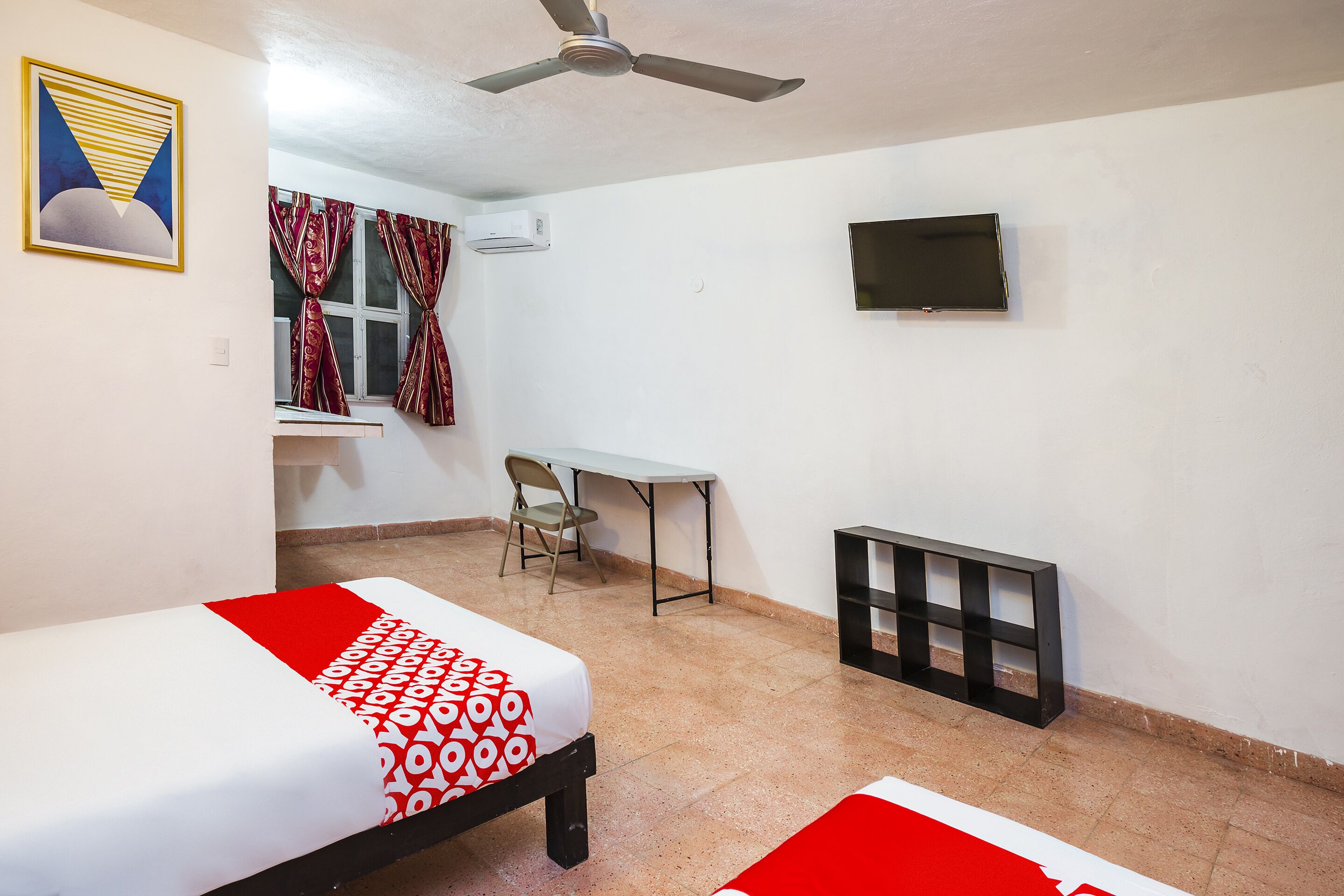 standard room, 1 double bed, refrigerator | 1 bedroom, individually furnished, laptop workspace, blackout curtains