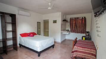 Standard Room, 1 Double Bed, Refrigerator | Individually furnished, laptop workspace, blackout drapes