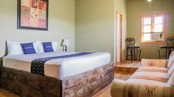 Habitación superior, 1 cama King size | Insonorización, cunas gratuitas, camas extra gratis y wifi gratis