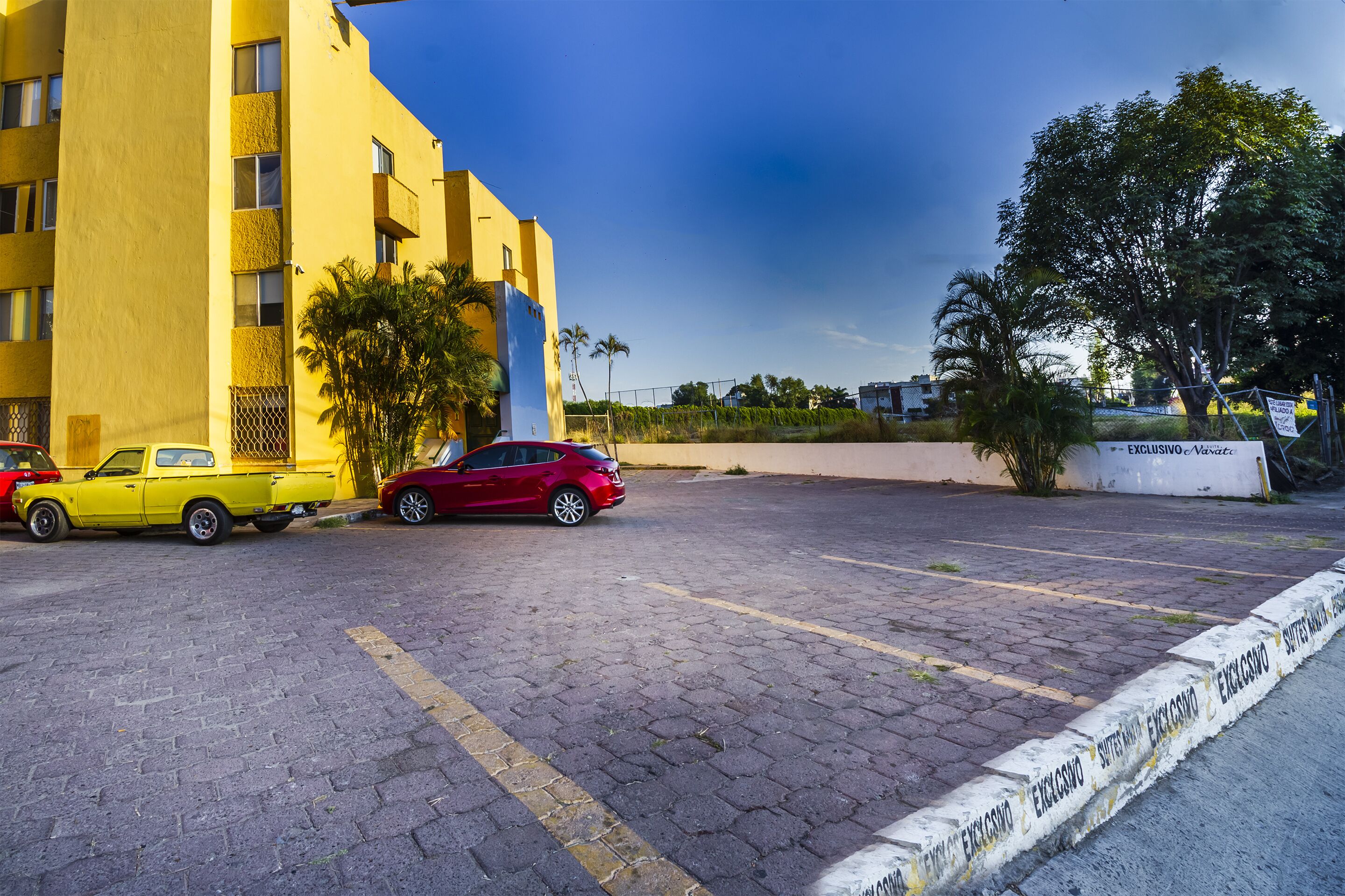 Free parking nearby, limited parking