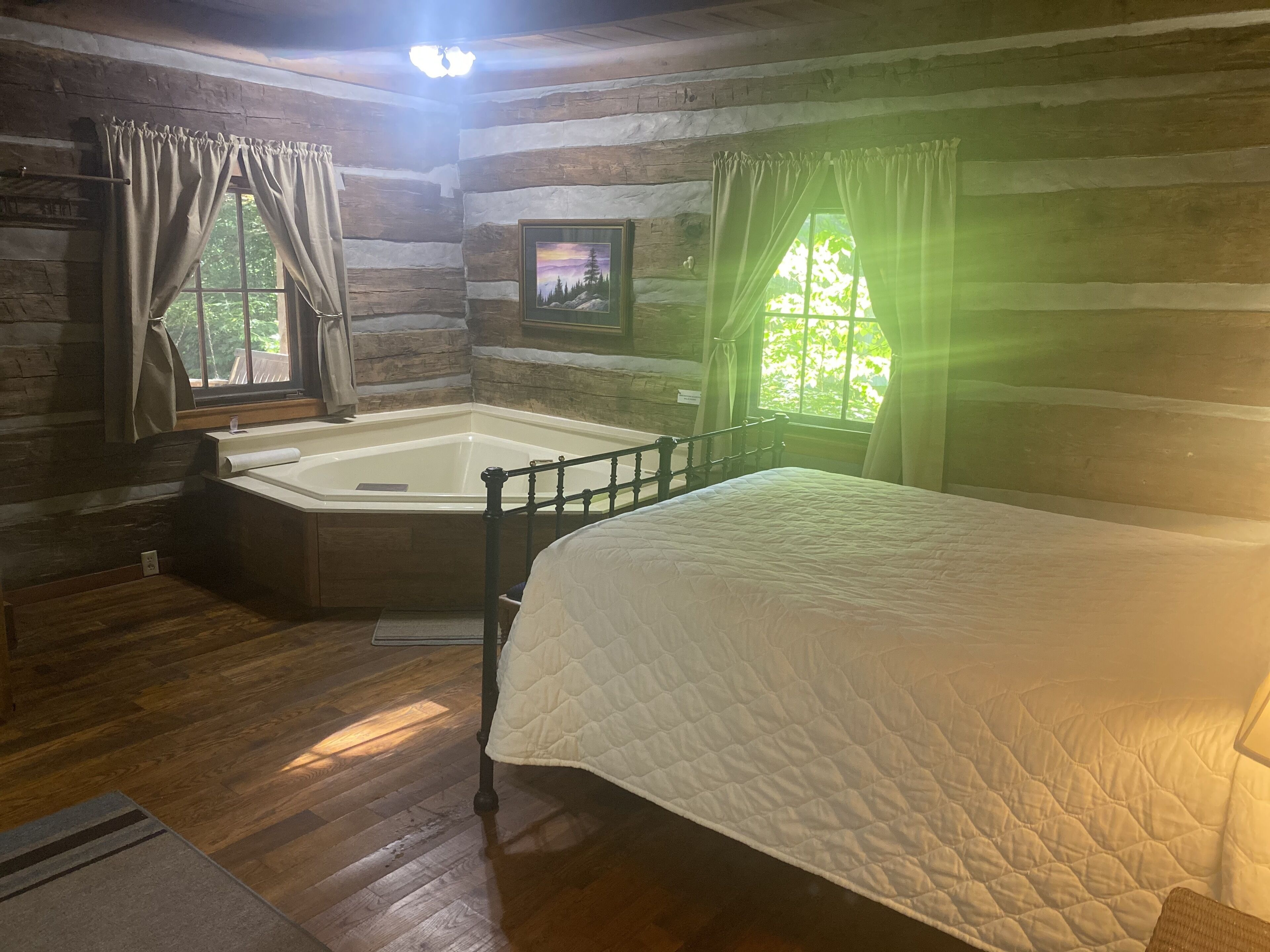 cabin | 1 bedroom, individually decorated, individually furnished, desk