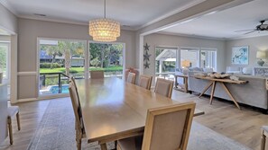 Dining - LUXURY POOL HOME WITH SPA & NATURE VIEWS NEAR HARBOUR TOWN HILTON HEAD (Hilton Head Island)