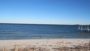 On the beach, beach towels