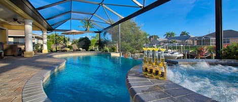 Una piscina climatizada