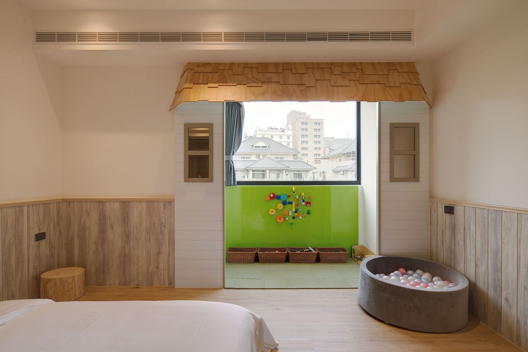 Building Block Theme Room | Blackout drapes, free WiFi