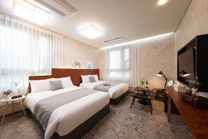 Superior-værelse til 4 personer | Lydisolering, strygejern/strygebræt, gratis Wi-Fi, sengetøj