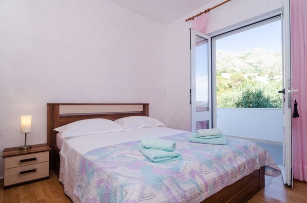 Chambre double (Double Room with Balcony and Sea View) | 1 chambre