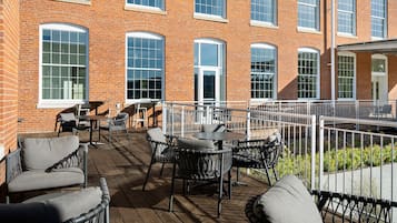 Vue depuis lâhĂ©bergement