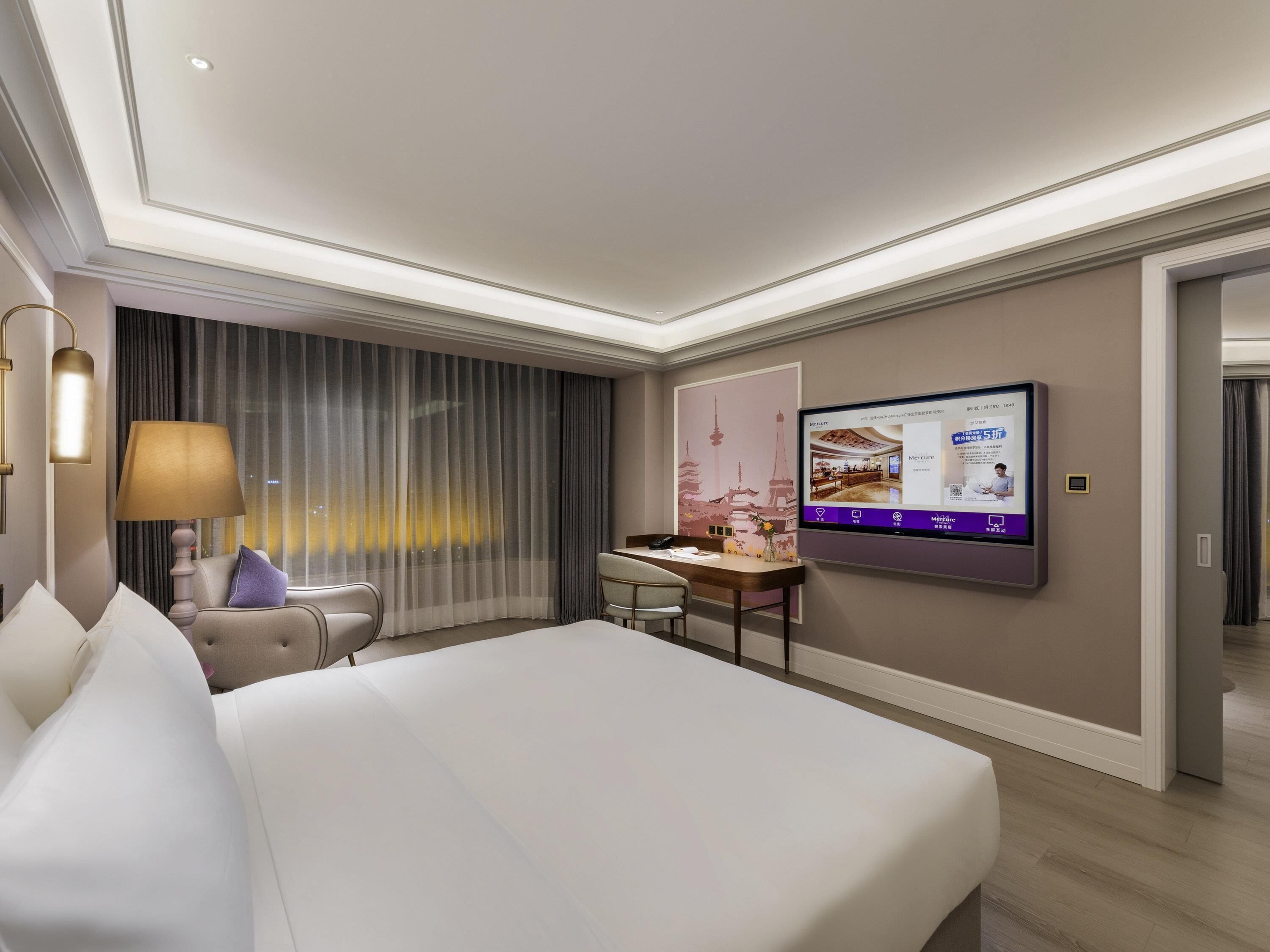 Couette en duvet d'oie, minibar, bureau