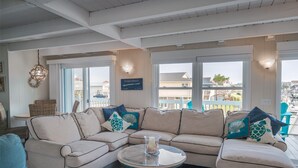 Ferienhaus, 3 Schlafzimmer | Wohnbereich | Fernseher