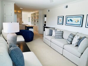Condo, 2 Bedrooms | Living area | TV - The Skipper 2 Bedroom Condo by RedAwning (Supply)