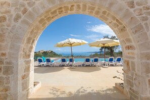 Terrace/patio - Villa private pool, panoramic view! (Volimes, zakinthos)