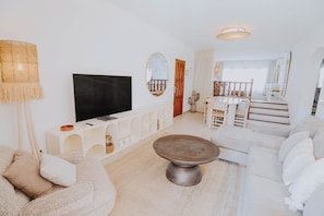 Grand Apartment, 2 Bedrooms, Balcony | Living area - Secret Oasis Ibiza- Adults Only (Sant Josep de sa Talaia)