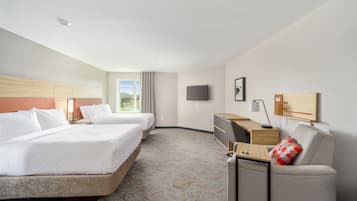 1 habitación, ropa de cama hipoalergénica y camas con pillow-top