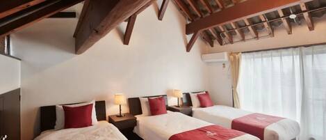 2 chambres, bureau, Wi-Fi gratuit, draps fournis