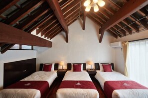 2 chambres, bureau, Wi-Fi gratuit, draps fournis